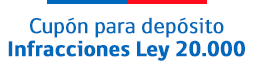 Cupon para deposito infracciones