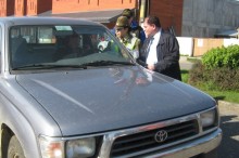 Automovilistas reciben información en Villarrica