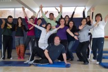 Taller de yoga de docentes de Curicó