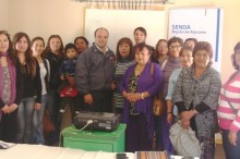 Coordinador regional del SENDA junto a las mujeres del Fondo Esperanza