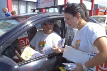 Coordinadora de SENDA-Previene dialogan con conductores de Chañaral