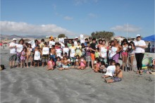 Una gran participación de niños, niñas, jóvenes y sus familias contó el concurso de figuras de arena organizado por el SENDA previene de Chañaral