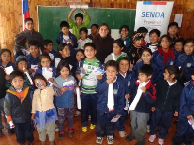 Cientos de niños de la Región Metropolitana se unieron para decirle no a las drogas