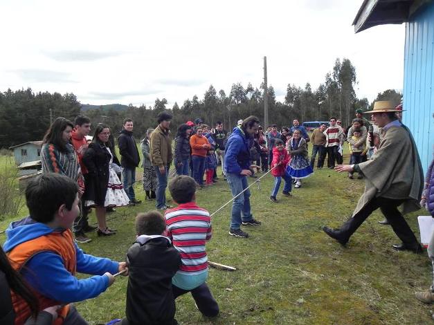 Pobladores del sector rural Ñanculen participaron de actividades conmemorativas de Fiestas Patrias