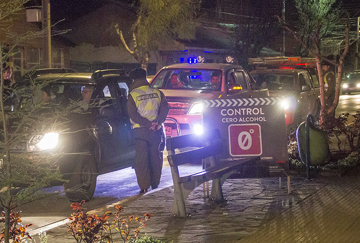 Senda Aysén desplegó controles preventivos a conductores en Aniversario de Coyhaique.