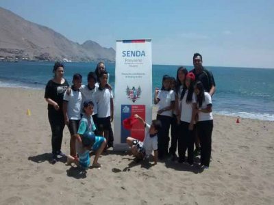 Escuela de Pisagua promueve  prevención del consumo de drogas y alcohol a través del deporte