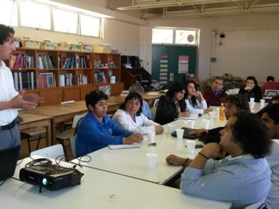 Conforman primera mesa educativa en colegio de Monte Patria