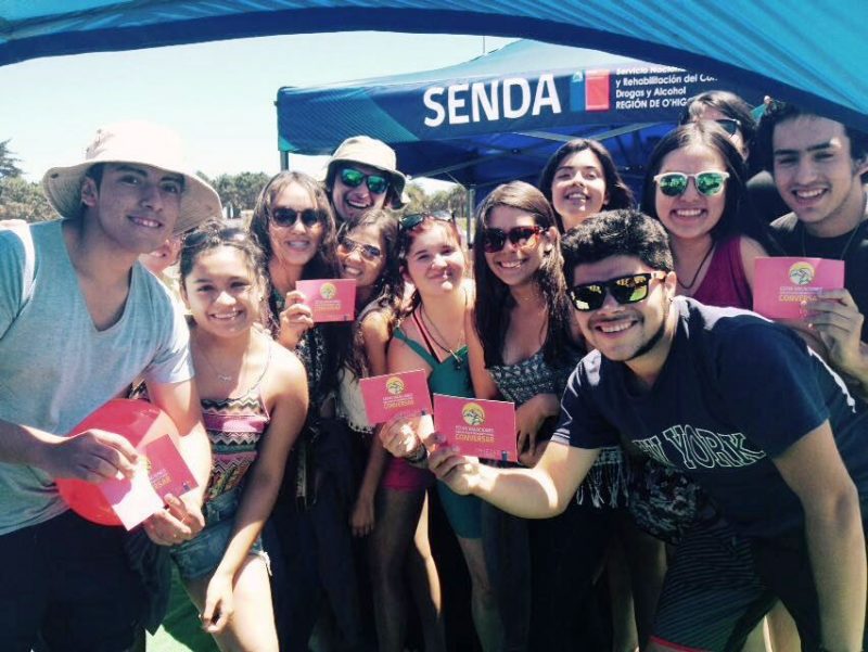 Con masiva intervención SENDA OHIGGINS lanza Campaña de Verano 2016 en Pichilemu
