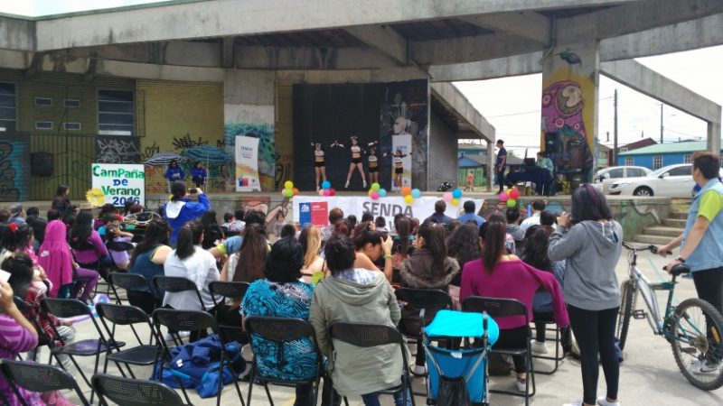 SENDA Previene Valdivia lanzó campaña de verano en sector Pablo Neruda