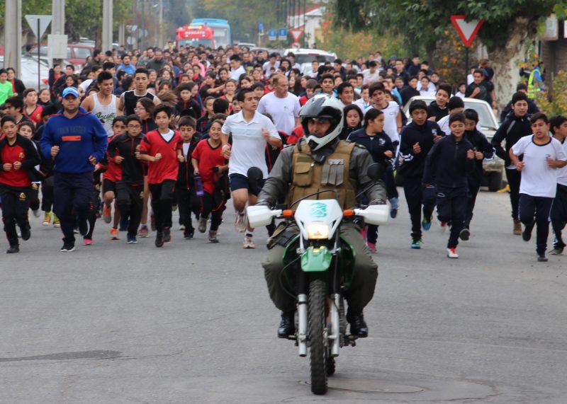 Senda y Municipalidad de Peralillo organizan corrida formativa con Sebastían Keitel