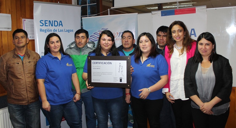 Empresa Servomar de Ancud fue certificada por participación en programa Trabajar con Calidad de Vida