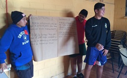 Realizan charlas educativas a jóvenes deportistas del sector Punta Mira 