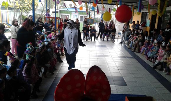 Previene Lo Espejo celebra aniversario comunal en jardín infantil