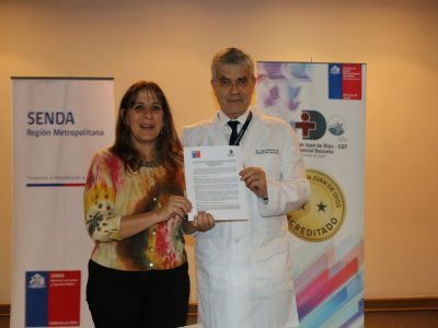 SENDA firma acuerdo con Hospital San Juan de Dios por programa TCV