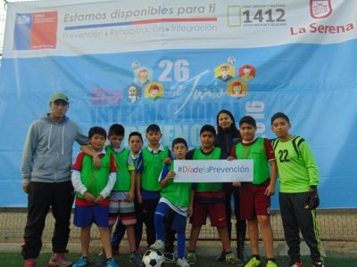 Con torneo de fútbol infantil conmemoran el Día Internacional de la Prevención