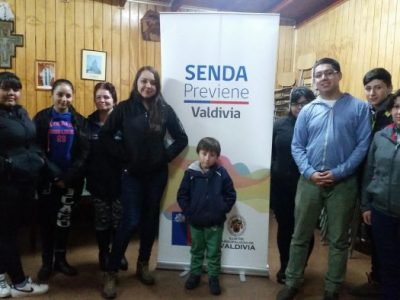 SENDA Previene de Valdivia finalizó talleres de Estrategias Comunitarias y Familiares en sector Pablo Neruda