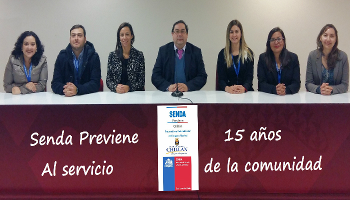 Programa SENDA PREVIENE cumple 15 años de funcionamiento en Chillán