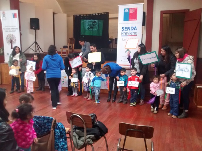 Niños y niñas de la población Irene Daiber de La Unión celebraron Día Internacional de la Prevención