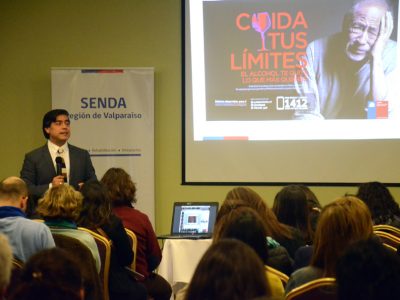 Director nacional de SENDA expuso en masivo seminario sobre alcohol realizado en Valparaíso