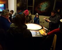 Familias de barrio focalizado de Illapel visitan centro astronómico