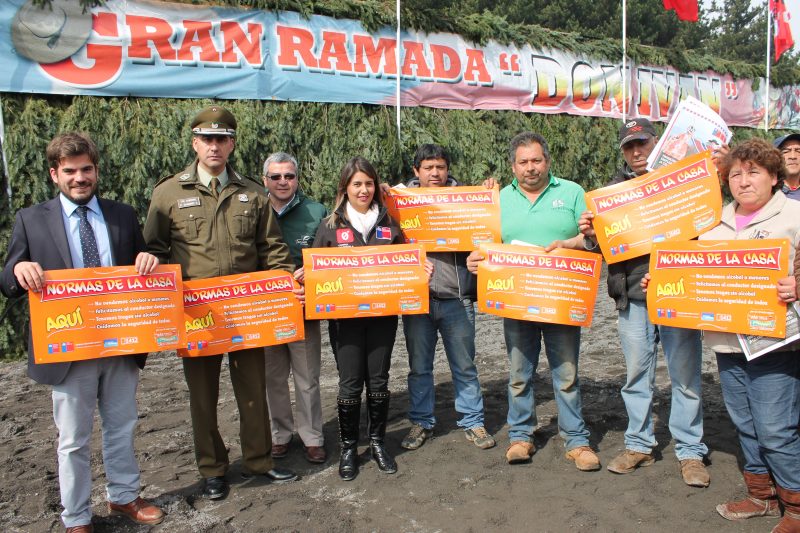 SENDA Araucanía comprometió a dueños de ramadas y fondas de Temuco a cumplir con las «Normas de la Casa»