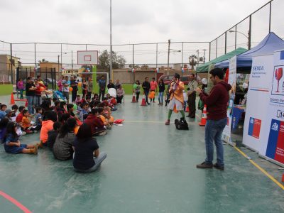 Senda Previene Arica realiza Feria Preventiva en Población Olivarera de Azapa
