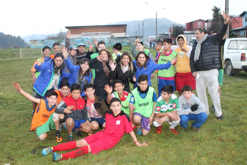 Vibrante campeonato de fútbol calle preventivo en Padre Las Casas