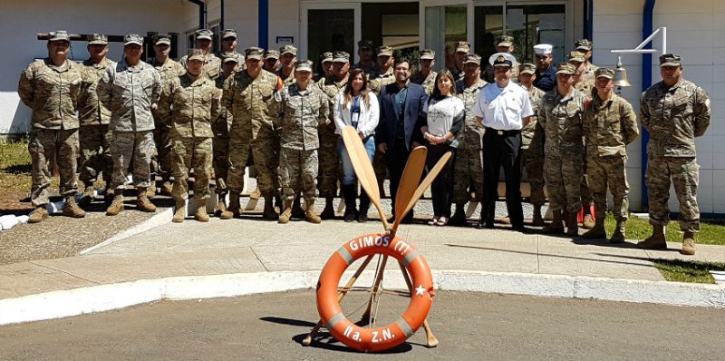 SENDA Biobío capacitó en prevención de drogas  a Policía Militar de la Base Naval Talcahuano