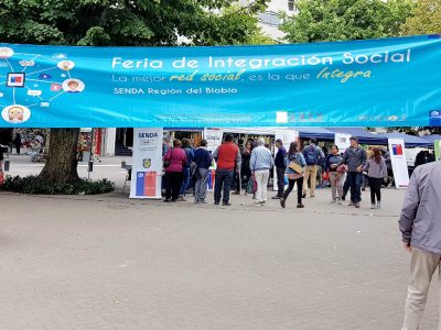 3ª Feria de Integración Social de SENDA Biobío reúne a públicos, privados y emprendedores para exponer el trabajo a la comunidad