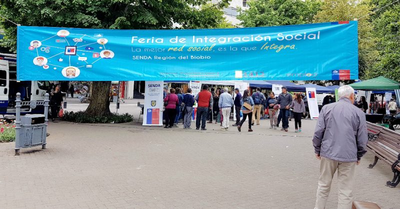 3ª Feria de Integración Social de SENDA Biobío reúne a públicos, privados y emprendedores para exponer el trabajo a la comunidad