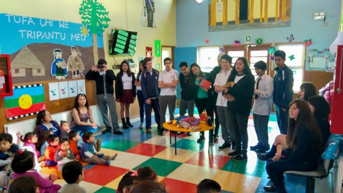 Estudiantes del programa Actuar A Tiempo desarrollaron iniciativas medioambientales en jardines infantiles de La Unión