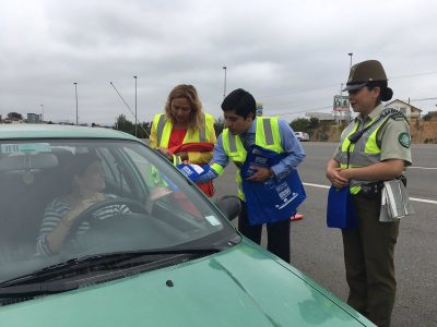 Actividad liberó de pago a automovilistas en la plaza de peaje de Quilpué en el Troncal Sur