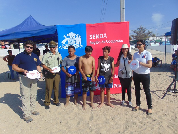 En las playas de Coquimbo lanzan campaña de verano