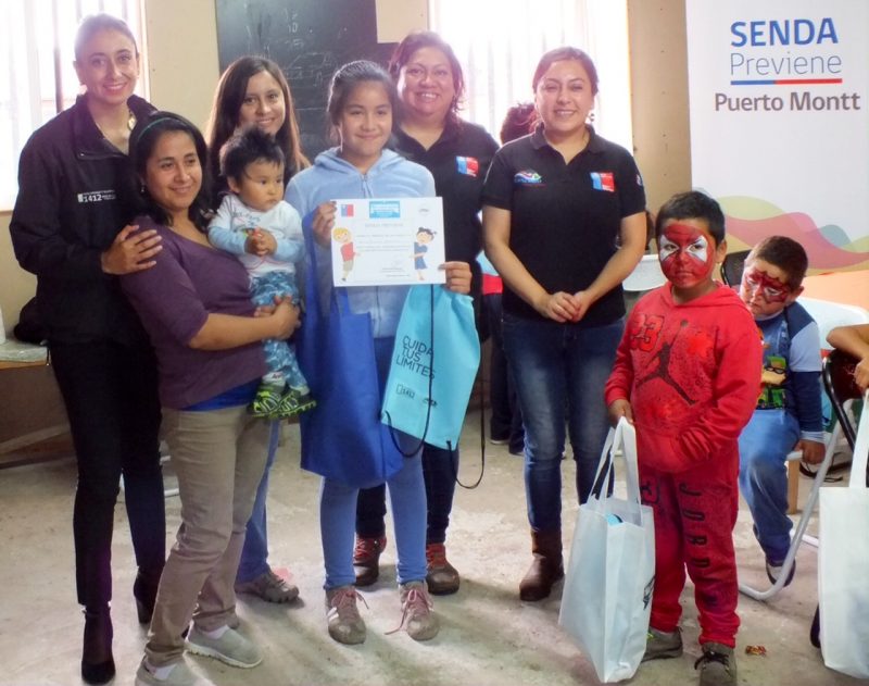 SENDA Previene Puerto Montt finaliza talleres de verano en Alerce