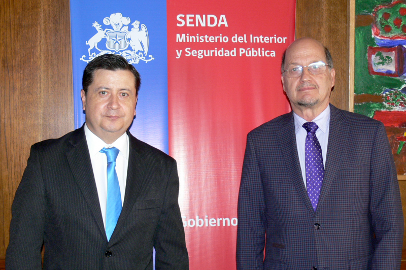 Director de SENDA, Dr. Patricio Bustos, recibió a jefe de la Unidad de Drogas del Ministerio Público