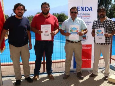 SENDA Previene San Esteban participó en lanzamiento de la temporada de piscina