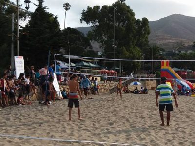 Campeonato de Voleibol Playa se disputó en la Playa Grande Papudo