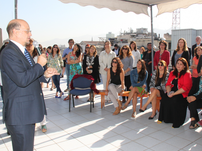 Director Bustos encabezó conmemoración del Día Internacional de la Mujer con funcionarios y funcionarias de SENDA