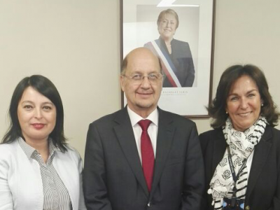 Director de SENDA, Dr. Patricio Bustos, sostuvo encuentro protocolar con ministra del Trabajo