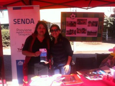 SENDA Previene Talagante participa de actividad en población Clara Solovera