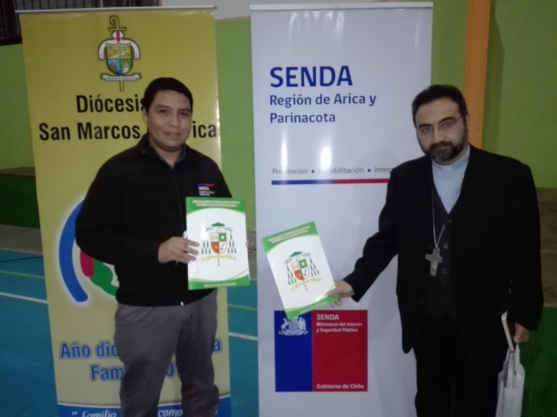 SENDA Arica Parinacota y Obispado de Arica firman protocolo de colaboración