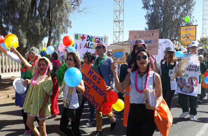 SENDA junto a Carabineros realizaron jornada preventiva en Fiestas patrias
