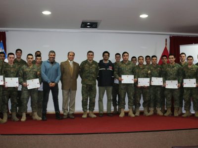 Senda Aysén capacitó a Funcionarios de la IV División de Ejército como Monitores en Prevención del Consumo de Drogas y Alcohol