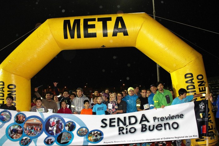 Un centenar de personas corrieron por la prevención en Río Bueno