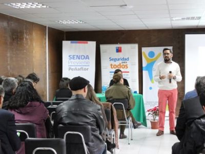 SENDA capacita a equipos de establecimientos educacionales de Peñaflor