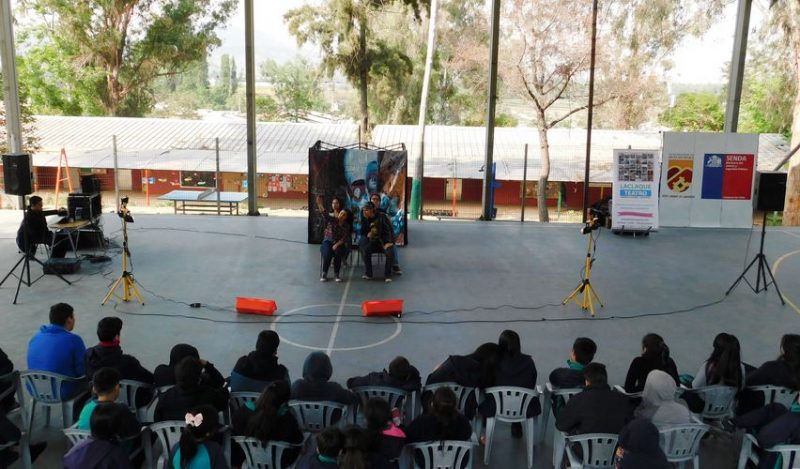 Estudiantes de Huechuraba disfrutan de obra preventiva