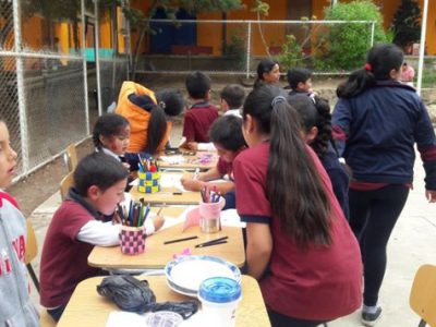 Previene San Pedro organiza entretenido recreo preventivo en Escuela La Manga