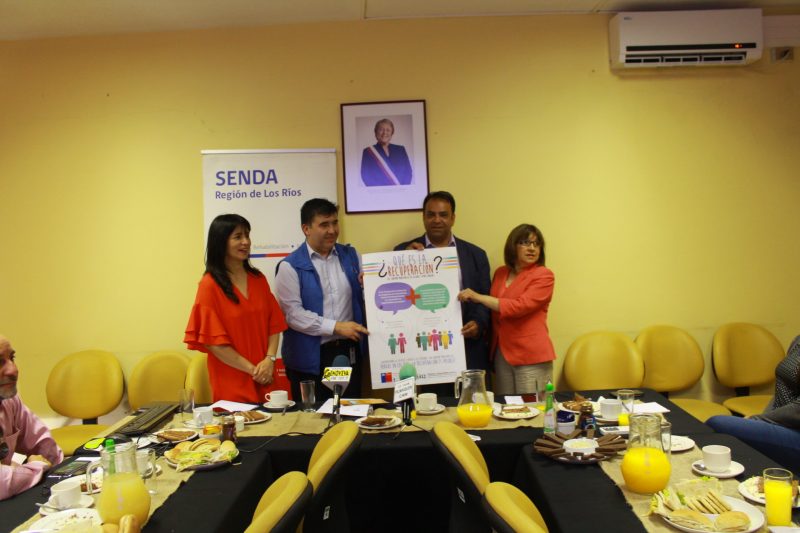 SENDA Los Ríos lanzó afiche informativo de recuperación e informó acciones 2017-2018 del área de Integración Social
