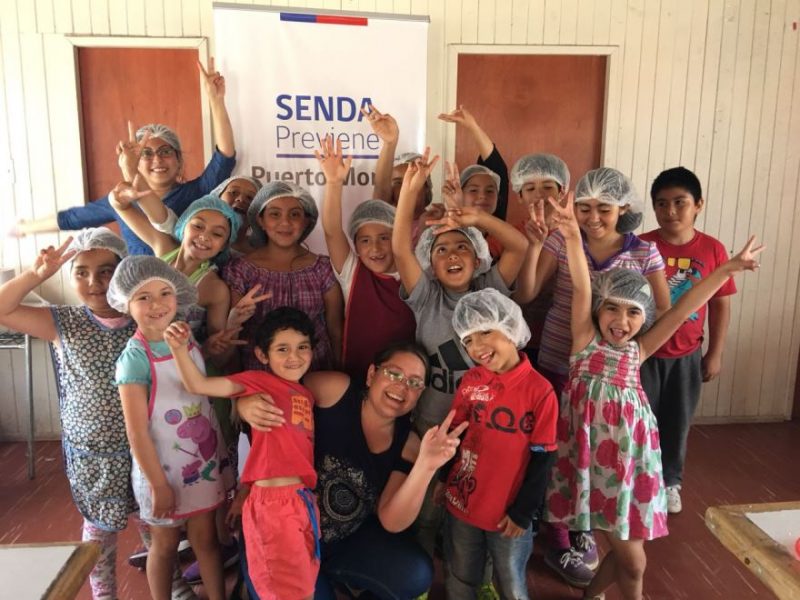 Niños y niñas de Mirasol participaron en talleres de verano organizados por SENDA Previene Puerto Montt