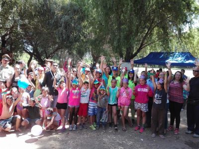Medio centenar de niños de Angol disfrutan de la campaña de verano del SENDA Araucanía